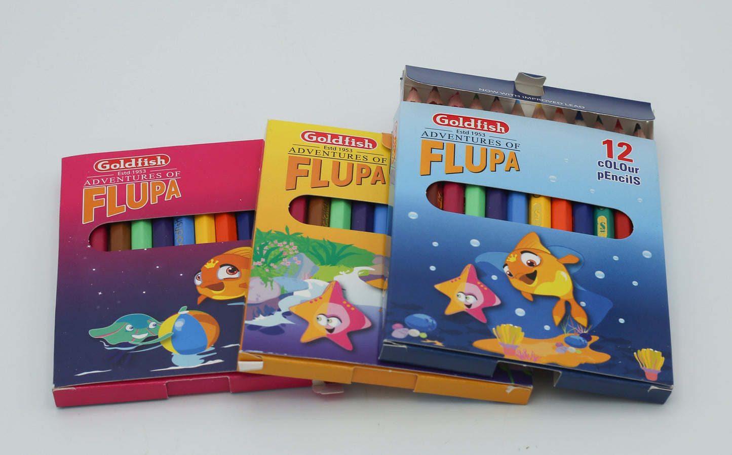 Colour Pencil Flupa Gold Fish 12 H