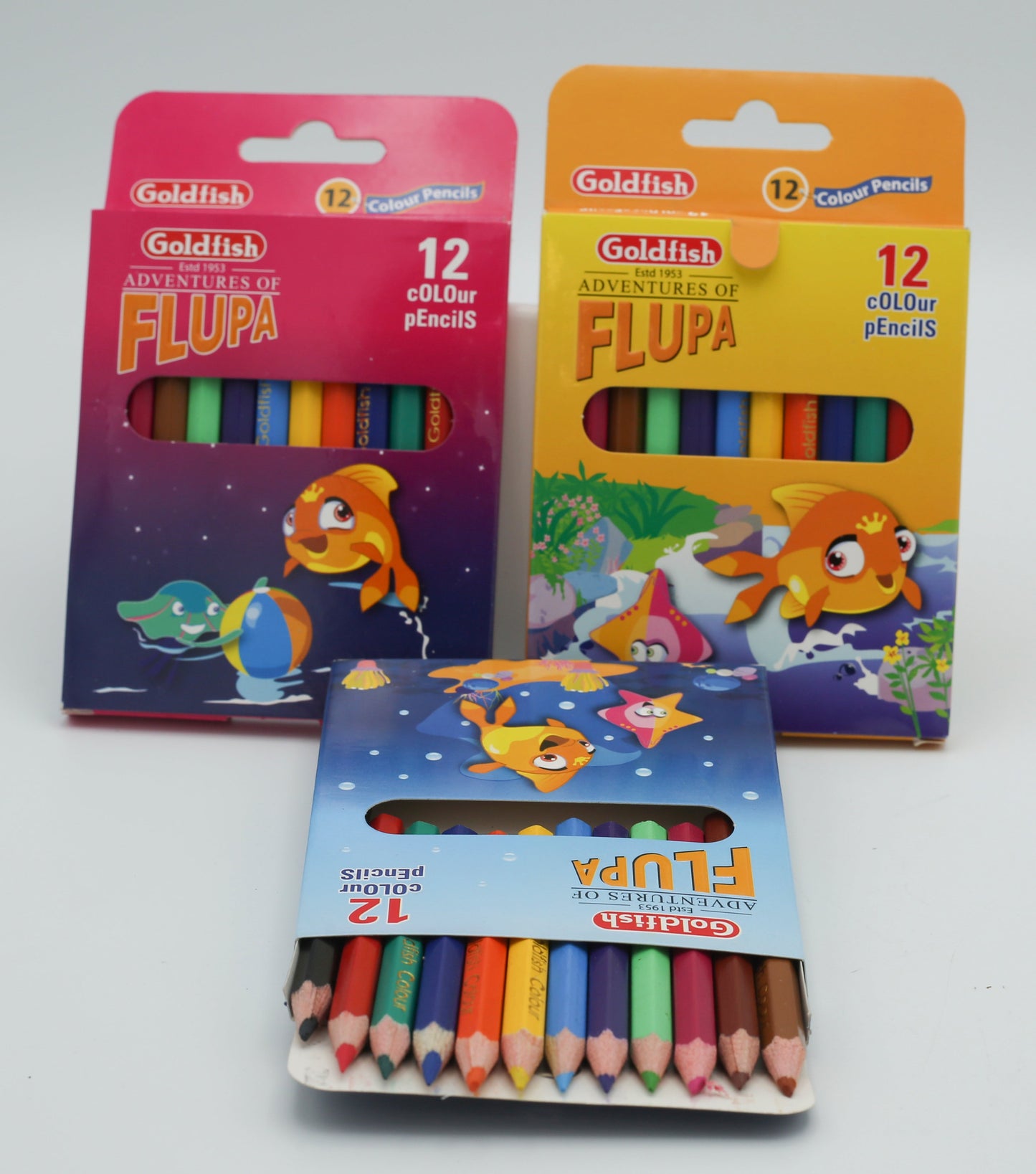 Colour Pencil Flupa Gold Fish 12 H