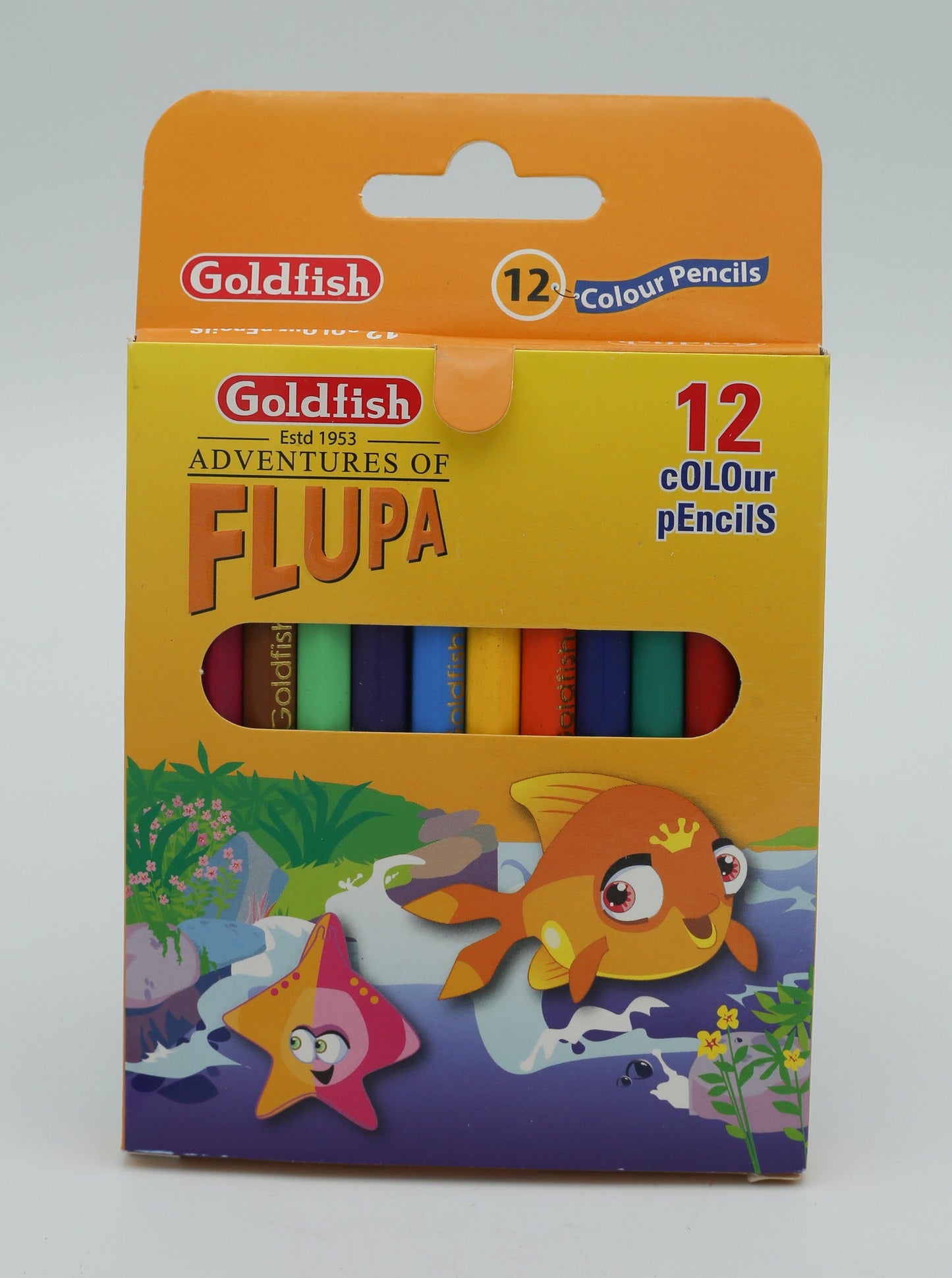 Colour Pencil Flupa Gold Fish 12 H