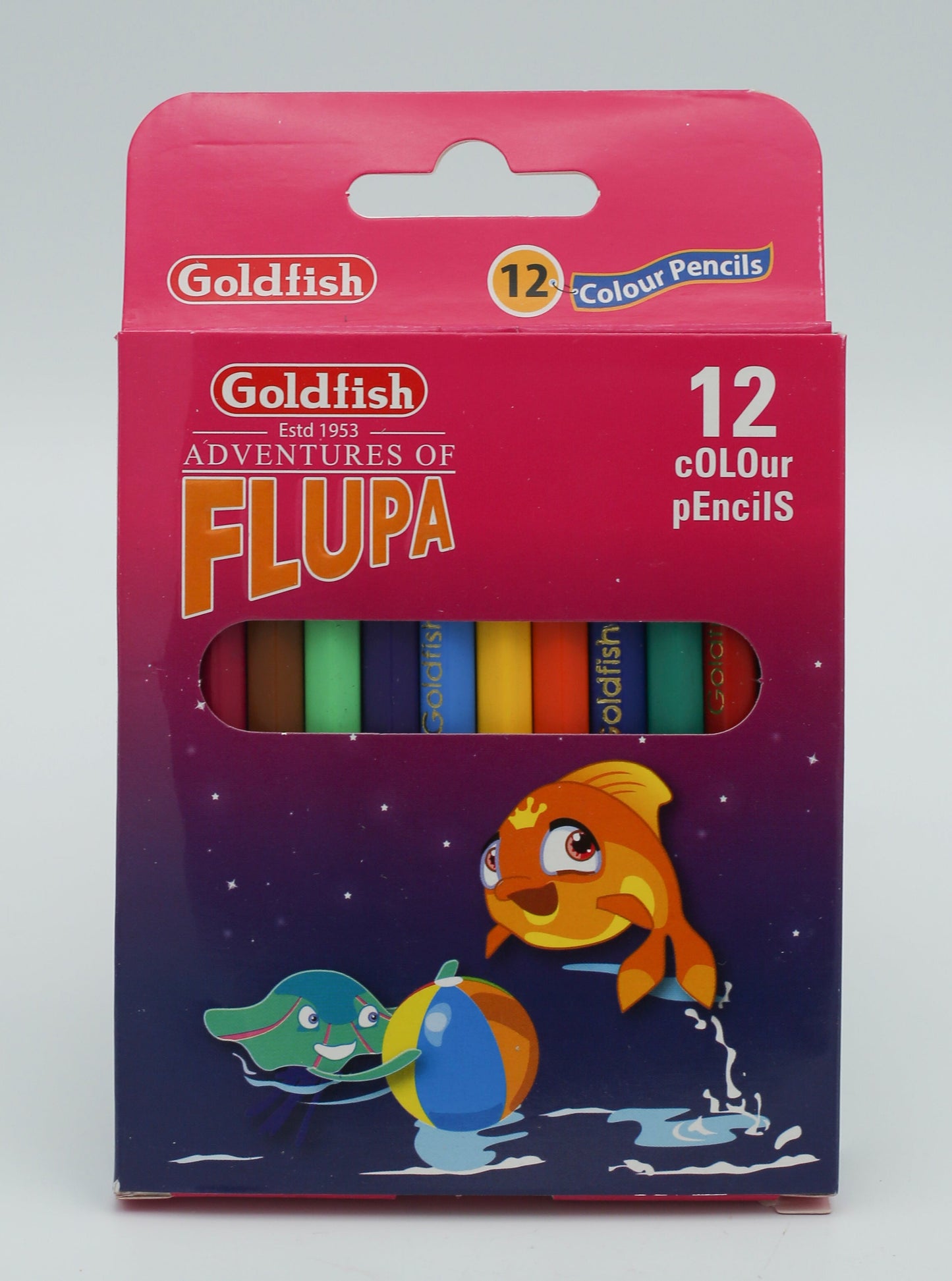 Colour Pencil Flupa Gold Fish 12 H