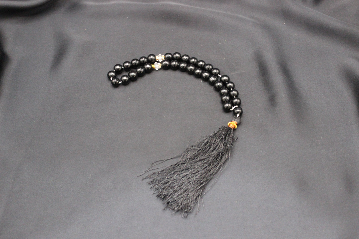 Black Marble Tasbeeh 33 Beads